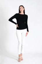 Z Button Sweater Black