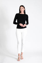 Z Button Sweater Black