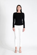 Z Button Sweater Black