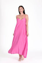 South Beach Maxi Dress Hot Pink