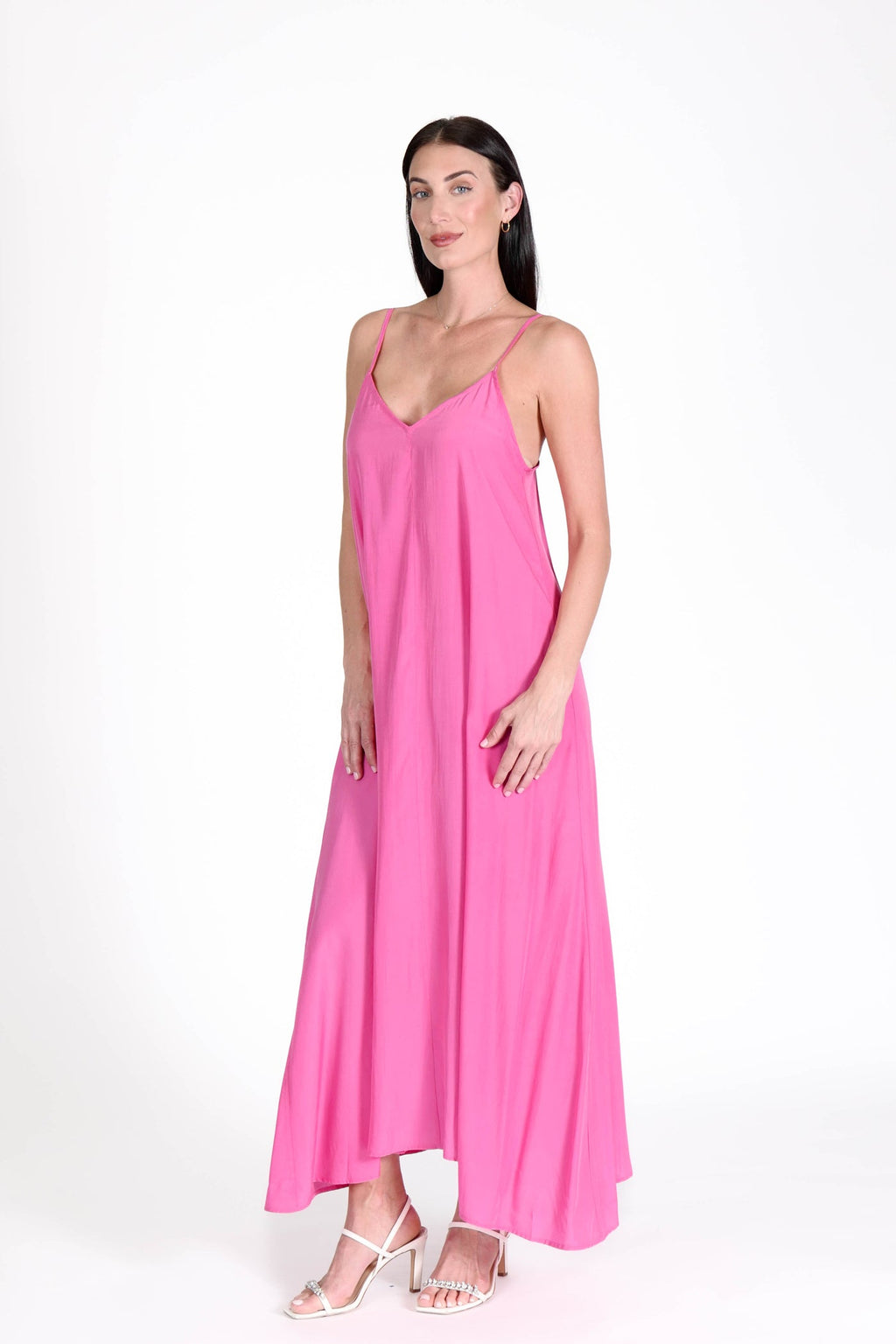 South Beach Maxi Dress Hot Pink