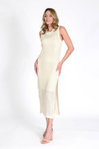 Rowan Crochet Dress White