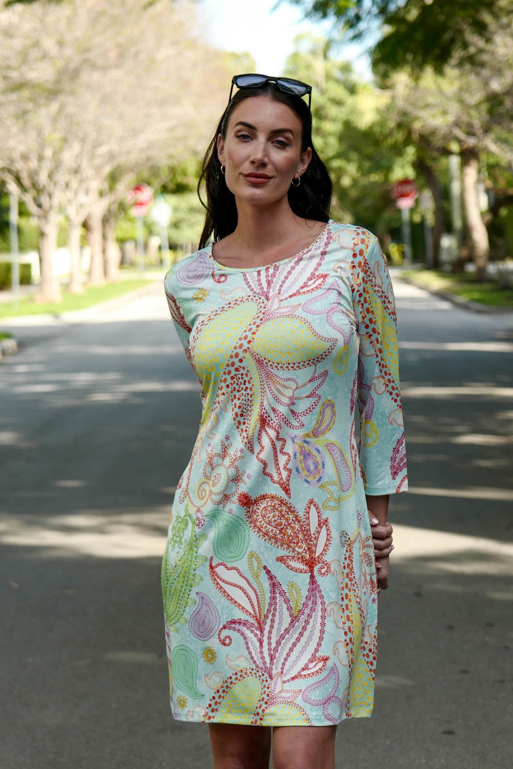 Daphne Dress Fantasy Paisley