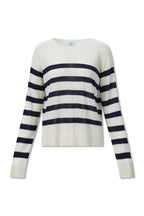 Brittany Sweater White/Blue